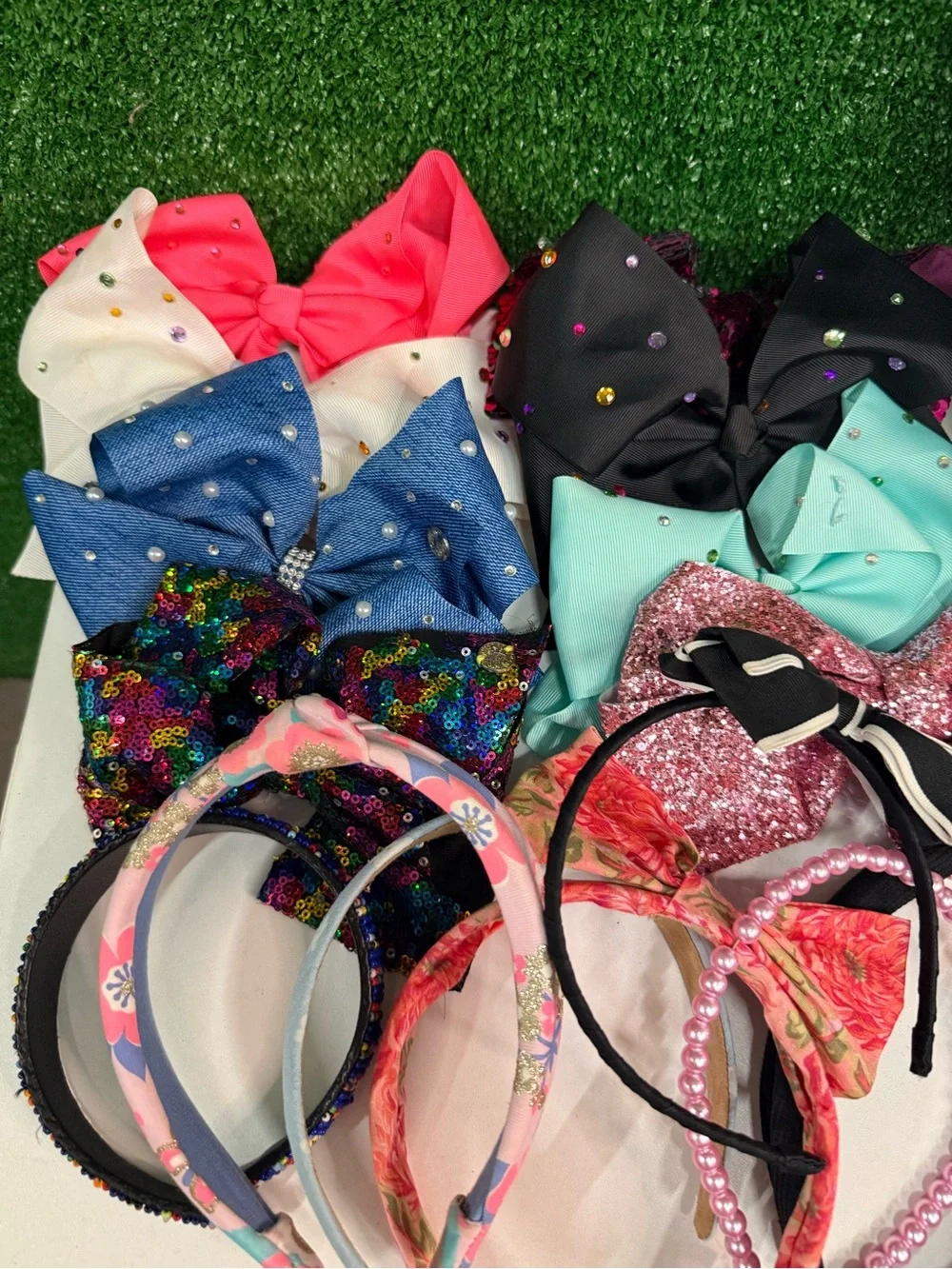 girls hair accessories lot
